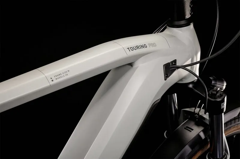 Cube Touring Hybrid Pro 625 Trapeze Electric Bike Lunar/Grey-4