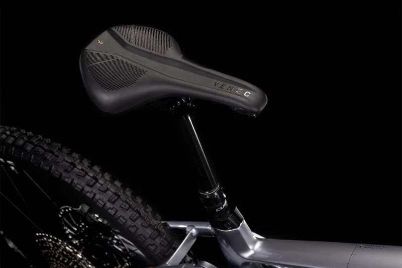 Cube Stereo Hybrid 160 HPC SL 750 27.5 Electric Mountain Bike 2023 Polar Silver/Orange-6