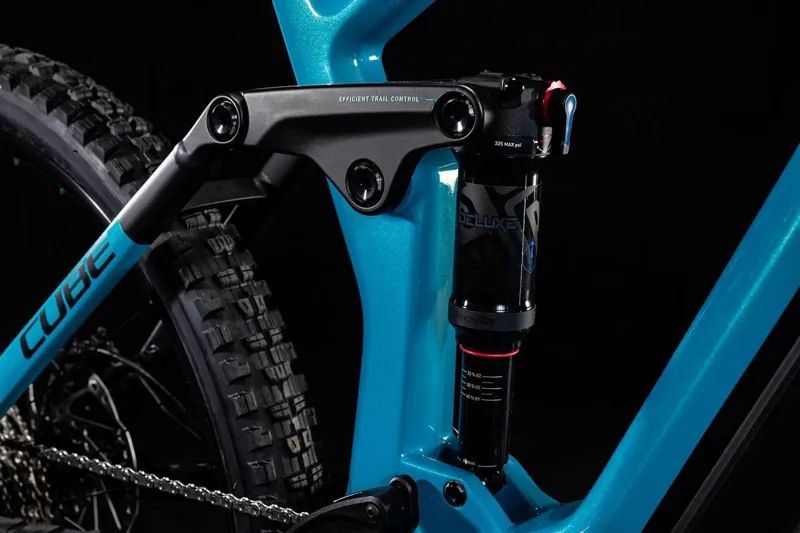 Cube Stereo Hybrid 160 HPC SL 750 27.5 Electric Mountain Bike 2022 Aquamarine/Black-4