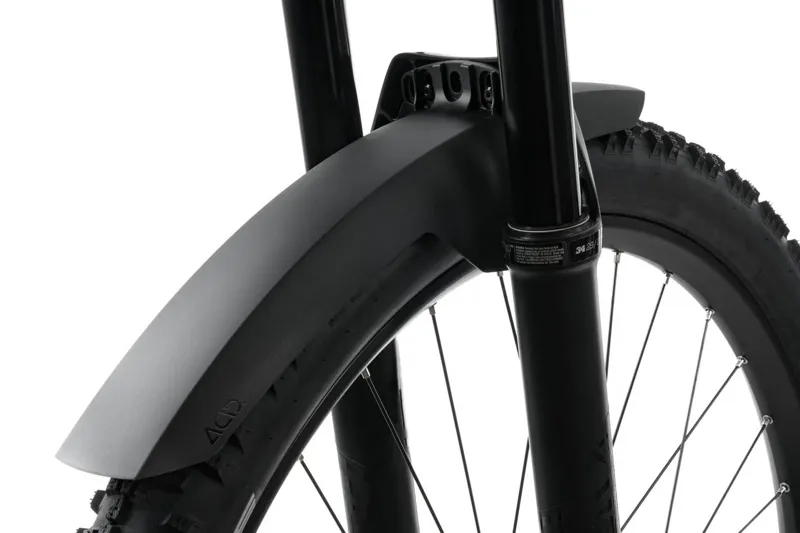 Cube Acid Mudguard Mud Shield Front Long Black-3