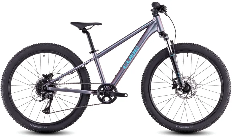 Cube Acid 240 24in Disc Kids Bike 2026 Galactic/Cyan