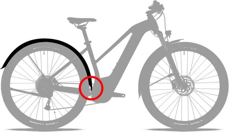 Acid Mudguard Set 53 28 Inch Black 53mm-2