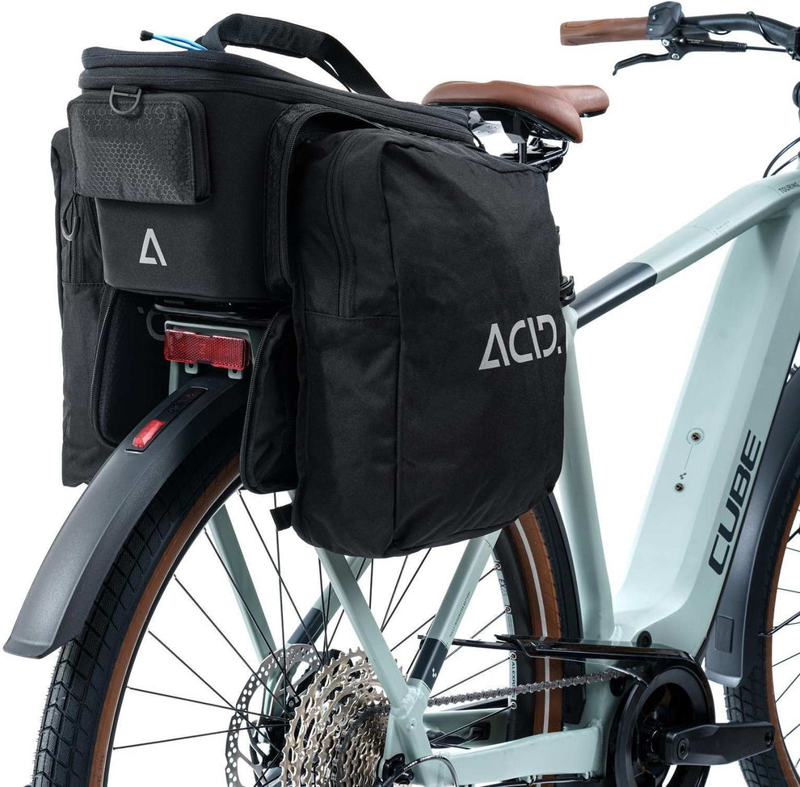 Cube Acid Panniers Trunk City 8+16 Rilink Black-3