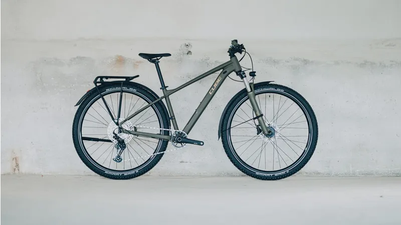 Cube Aim SLX FE Mountain Bike 2026 Dusty Olive/Gold-1