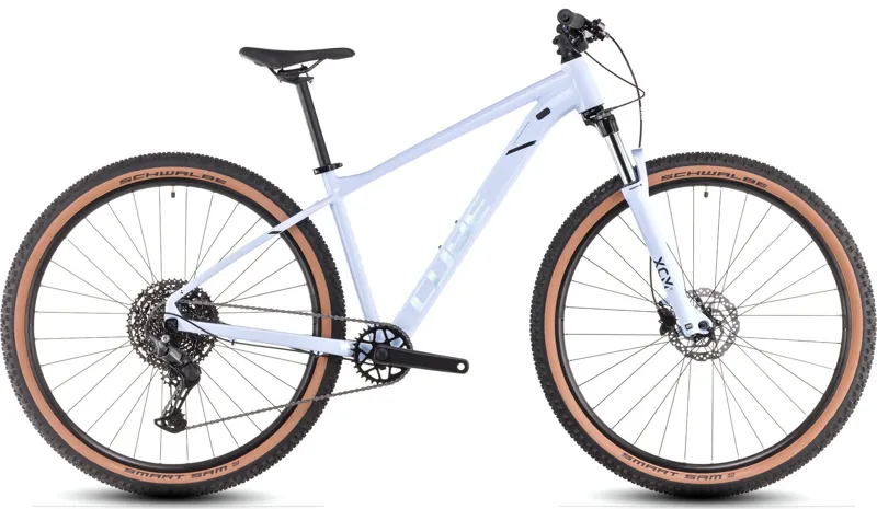 Cube Aim SLX Hardtail Mountain Bike 2025 Blue Blossom/Pearl