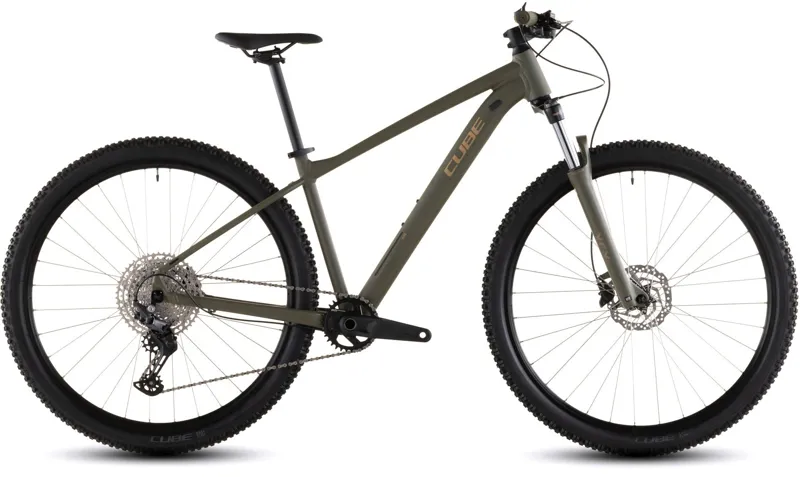 Cube Aim SLX Mountain Bike 2026 Dusty Olive/Gold
