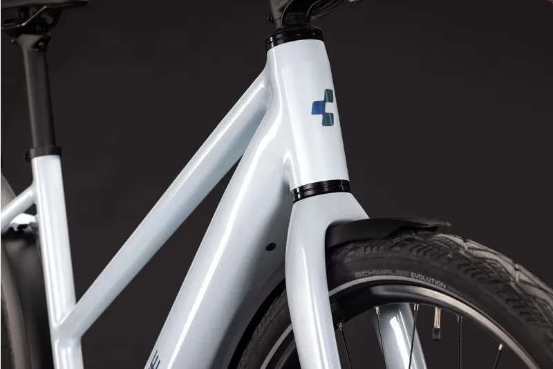 Cube Editor Hybrid SLT 400X FE Trapeze Electric Bike 2027 Glacier/Prizm-3