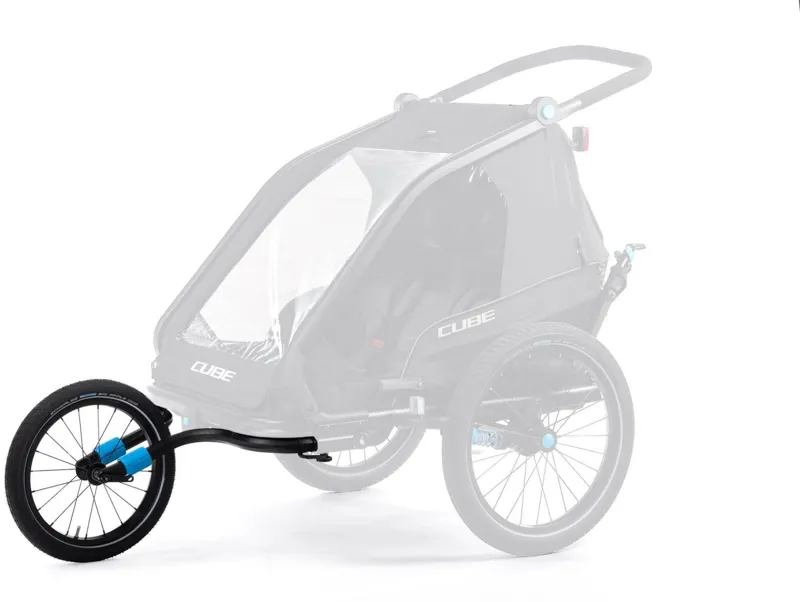 CUBE JOGGER KIT FOR KIDS TRAILER DOUBLE CMPT BLACK-2