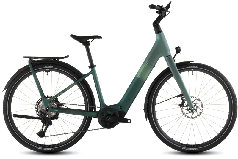 Cube Kathmandu Hybrid C:62 SLT 400X Easy Entry Electric Bike 2026 Seafoam/Chrome