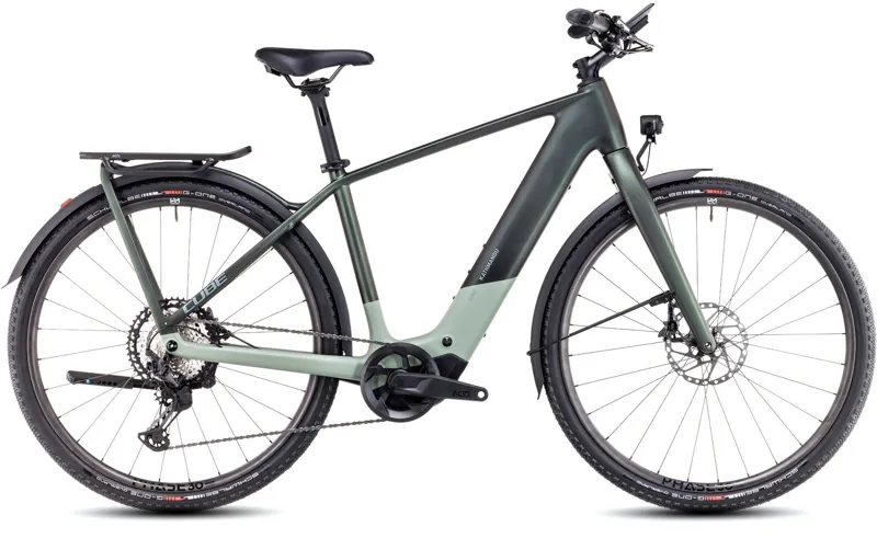 Cube Kathmandu Hybrid C:62 SLT Electric Bike 2025 Stellar/Origano Green