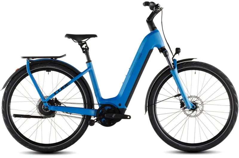 Cube Kathmandu Hybrid Comfort Pro 800 Easy Entry Electric Bike 2026 Azure/Black