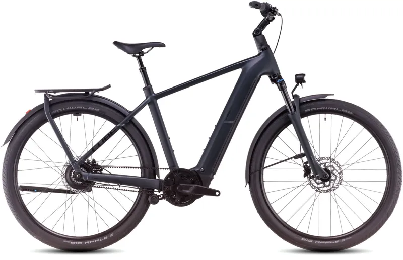 Cube Kathmandu Hybrid Comfort Pro Electric Bike 2025 Night/Chrome