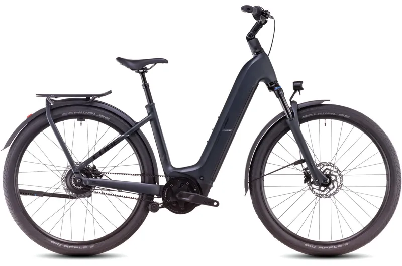 Cube Kathmandu Hybrid Comfort Pro Easy Entry Electric Bike 2025 Night/Chrome