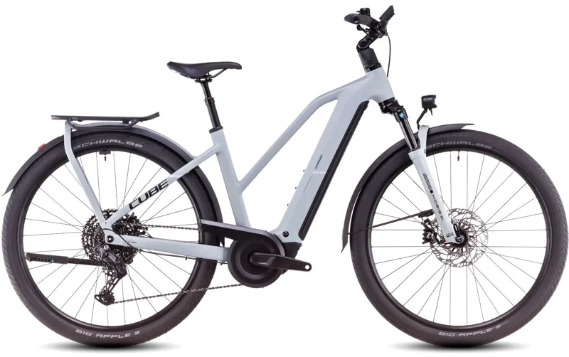 Cube Kathmandu Hybrid EX Trapeze Electric Bike 2025 Haze/Black