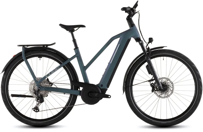 Cube Kathmandu Hybrid EXC 800 Trapeze Electric Bike 2026 Smaragdgrey/Prism