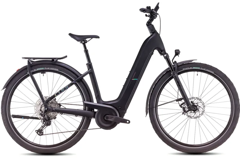 Cube Kathmandu Hybrid EXC Easy Entry Electric Bike 2025 Black/Prism