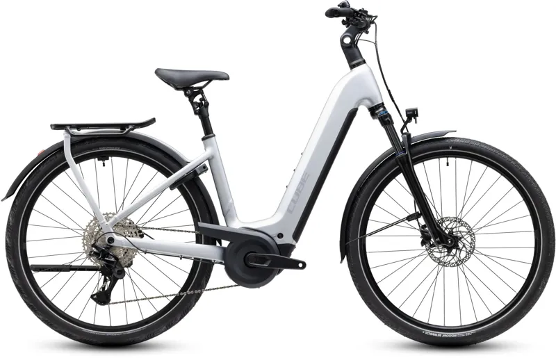 Cube Kathmandu Hybrid One 800 Easy Entry Electric Bike 2027 Silverstar/Reflex