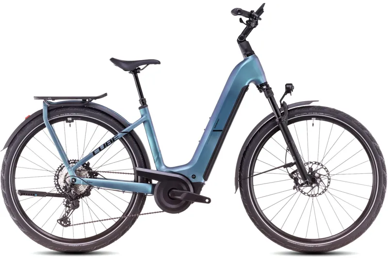 Cube Kathmandu Hybrid SLX Easy Entry Electric Bike 2025 Smaragdgrey/Black