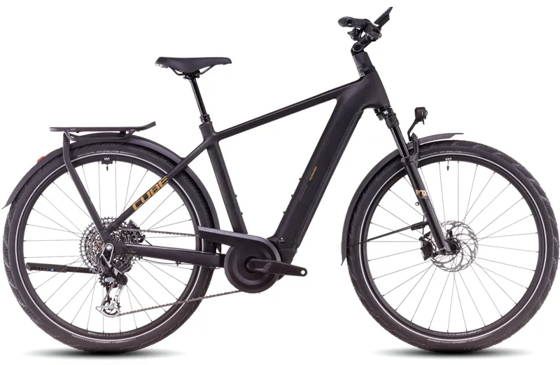 Cube Kathmandu Hybrid SLT Electric Bike 2025 Golddust/Black