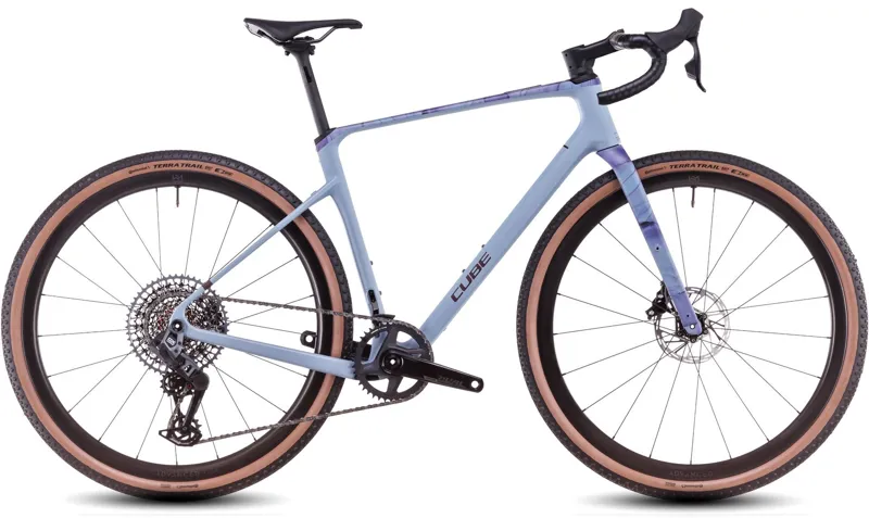 Cube Nuroad C:62 Ex Gravel Bike 2025 Pigeon Blue/Art