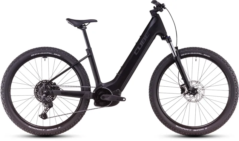 Cube Reaction Hybrid One Easy Entry Electric Bike 2025 Blackline