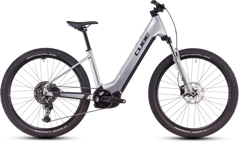 Cube Reaction Hybrid One Easy Entry Electric Bike 2025 Silver/Black