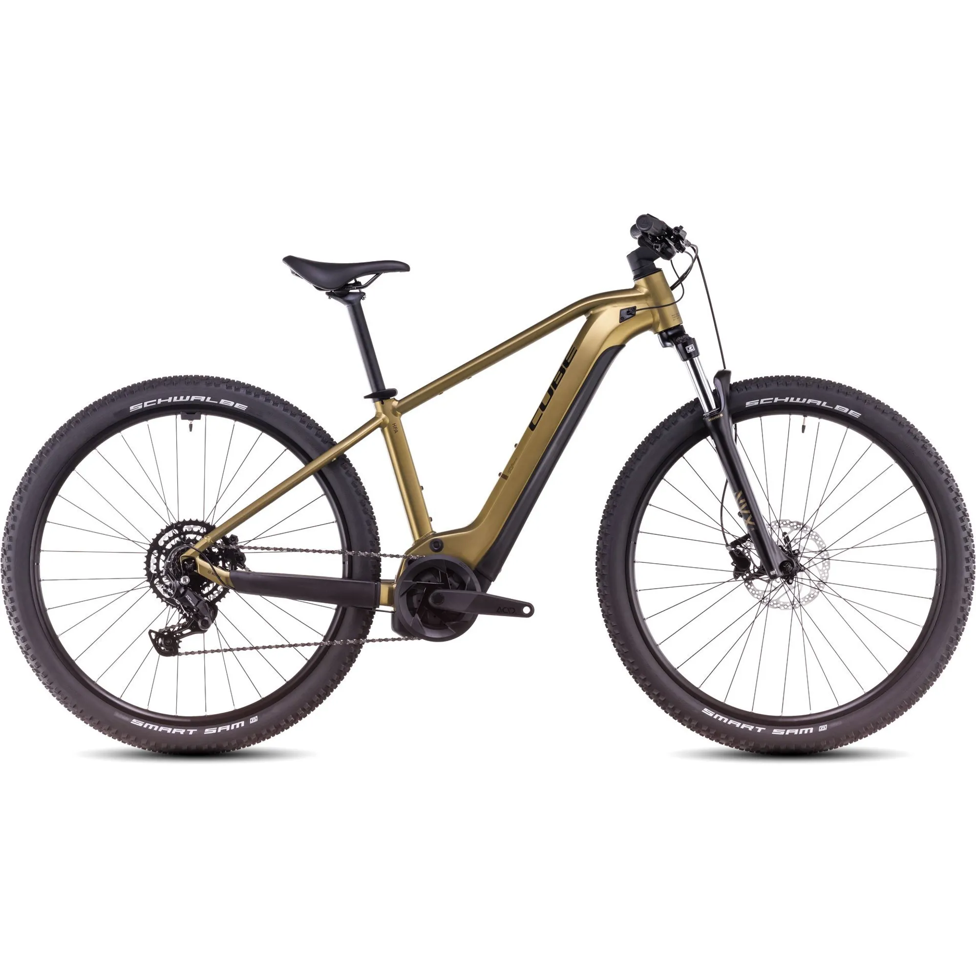 Cube Reaction Hybrid Performance 500 Electric Bike 2025 Golden Lime/Black