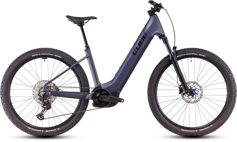 Cube Reaction Hybrid Pro Easy Entry Electric Bike 2025 Metallic Grey/Black