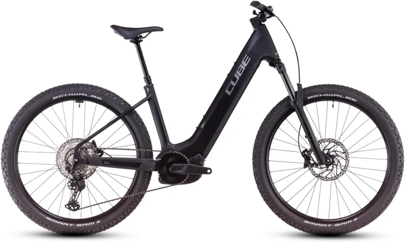 Cube Reaction Hybrid Race Easy Entry Electric Bike 2025 Black/Metal