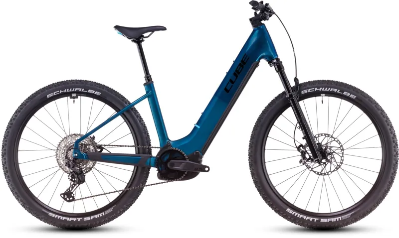 Cube Reaction Hybrid SLX Easy Entry Electric Bike 2025 Nebula/blue