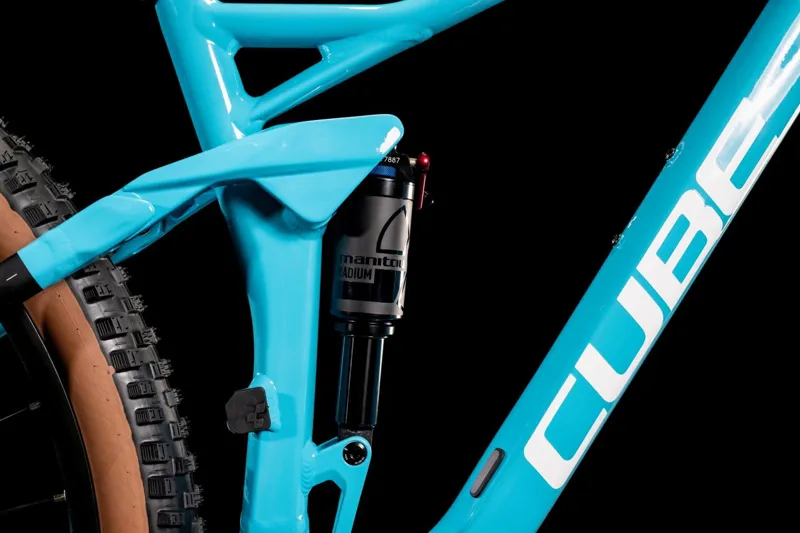 Cube Stereo 120 Pro Mountain Bike 2022 Blue/White-2