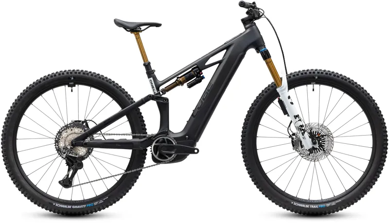 Cube Stereo Hybrid One44 HPC AT 800 Elecrtric Bike 2027 Carbon/White