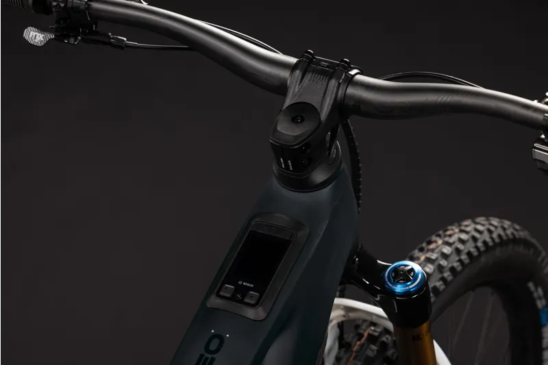 Cube Stereo Hybrid One44 HPC AT 800 Elecrtric Bike 2027 Carbon/White-1