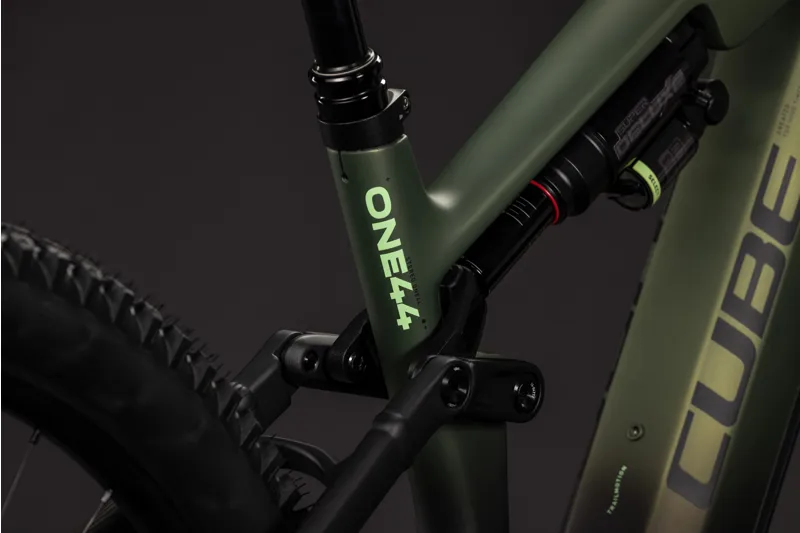 Cube Stereo Hybrid One44 HPC AT 800 Elecrtric Bike 2027 Reedgreen/Gills-2