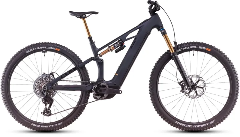 Ex Display Cube Stereo Hybrid One44 Action Team 800 Large Electric Bike 2025 Carbon/Gold