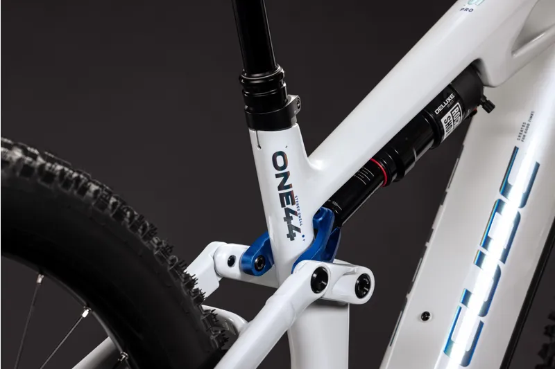 Cube Stereo Hybrid One44 HPC Pro 800 Elecrtric Bike 2027 Metallicwhite/Blue-2