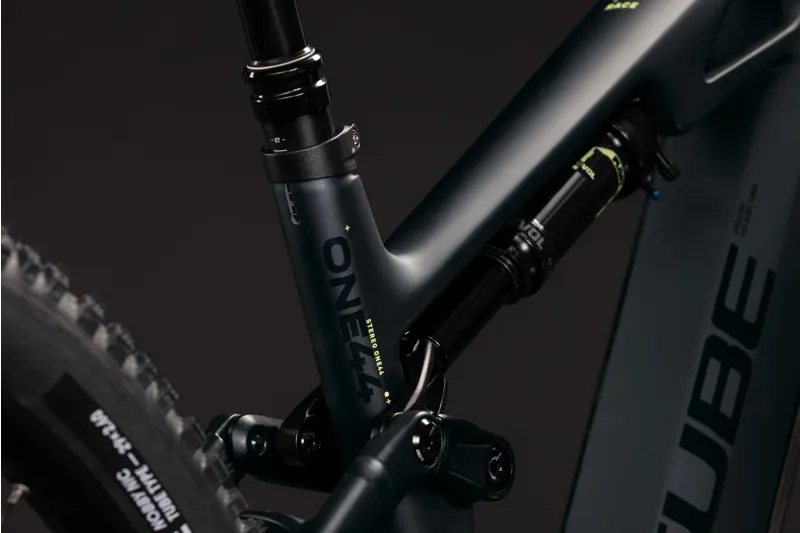 Cube Stereo Hybrid One44 HPC Race 800 Elecrtric Bike 2027 Coal/Green-2