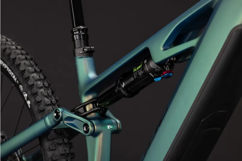 Cube Stereo Hybrid One44 HPC SLX 800 Elecrtric Bike 2027 Jungali/Black -4