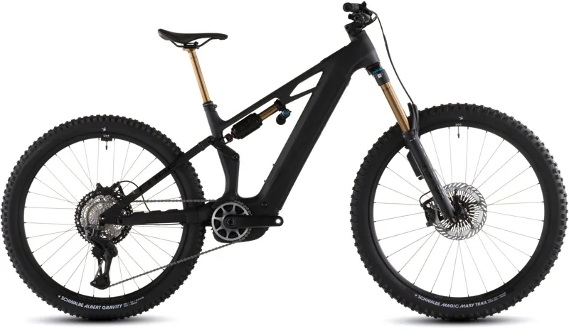 Cube Stereo Hybrid One77 HPC AT 800 Electric Bike 2026 Carbon/Gold