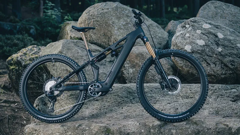 Cube Stereo Hybrid One77 HPC AT 800 Electric Bike 2026 Carbon/Gold-1