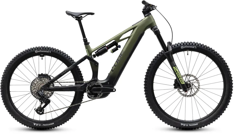 Cube Stereo Hybrid One77 HPC TM 800 Electric Bike 2027 Reedgreen/Gills