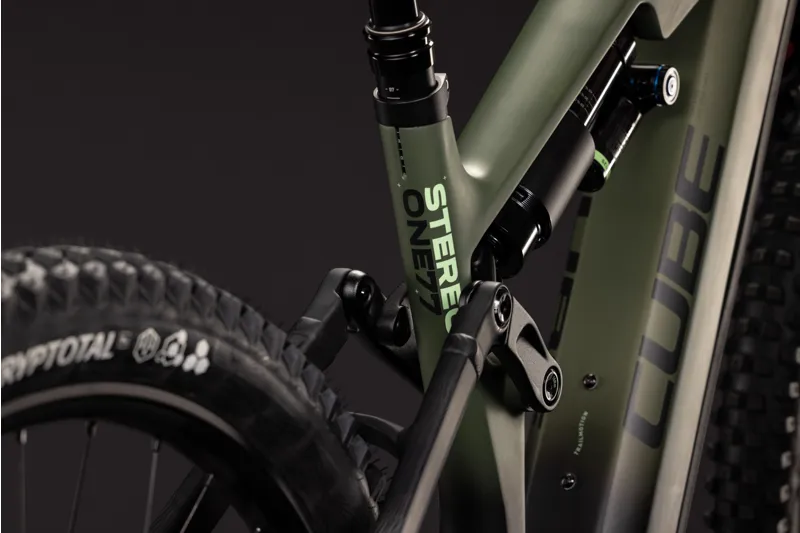 Cube Stereo Hybrid One77 HPC TM 800 Electric Bike 2027 Reedgreen/Gills-1