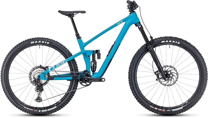Cube Stereo One55 C:62 SLX Mountain Bike 2024 Bondi Blue