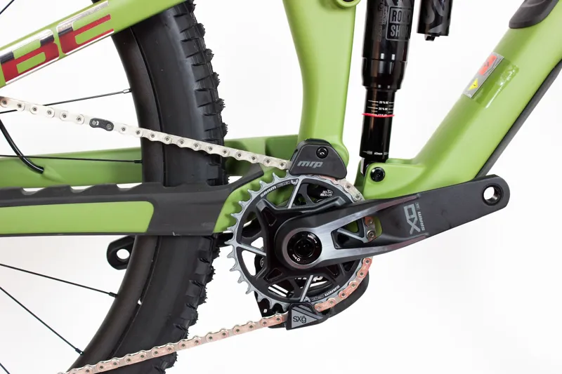 Cube Stereo One55 C:62 TM Mountain Bike 2024 Olive/Chrome-1