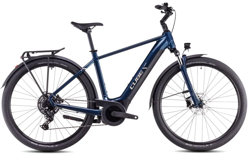 Cube Touring Hybrid One 500 ELectric Bike 2025 Deepsea/Chrome