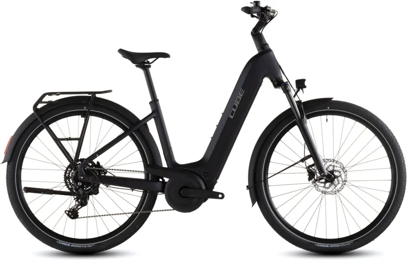 Cube Touring Hybrid One 600 Easy Entry Electric Bike 2026 Coal/Chrome