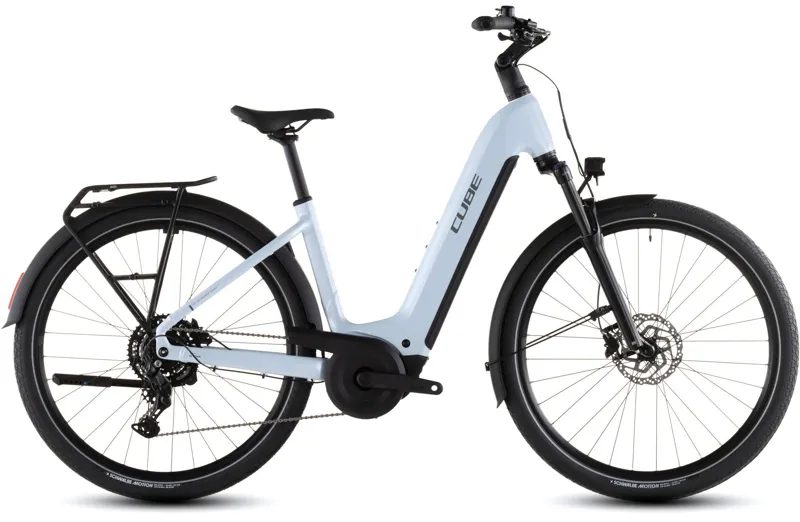 Cube Touring Hybrid One 600 Easy Entry Electric Bike 2026 Glacier/Reflex