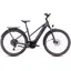 Cube Touring Hybrid Pro 625 Trapeze Electric Bike 2025 Metallic Grey/Chrome