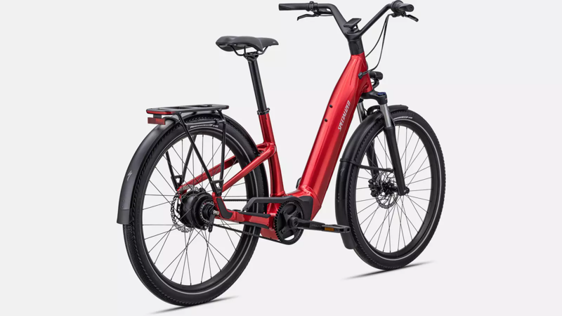 Specialized Turbo Como 3.0 IGH Electric Hybrid Bike 2024 Red Tint/Silver-2