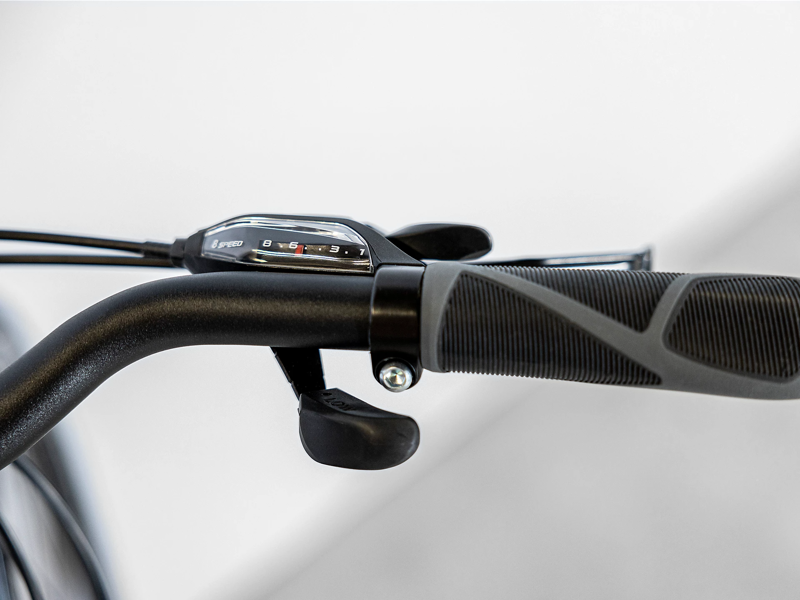 Trek Verve 1 Lowstep Equipped Hybrid Bike 2023  Galactic Grey-5